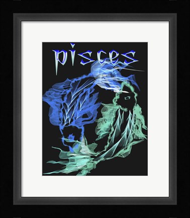 Framed Pisces 2 Print