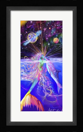 Framed Dolphin Kiss Print