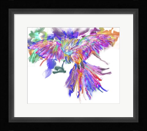 Framed Parrot Print