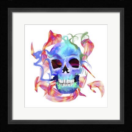 Framed Skull Print