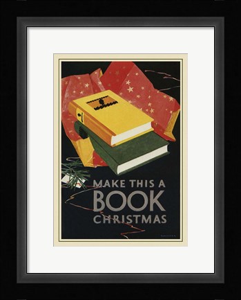 Framed Book Publishers 1927 Print
