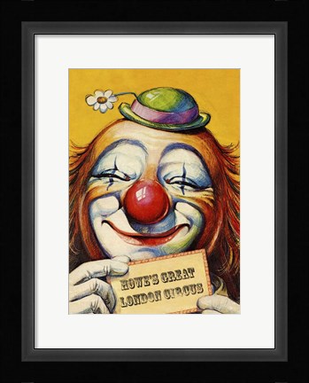 Framed Howe's Great London Circus Print