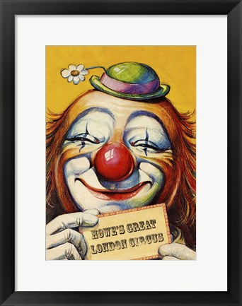 Framed Howe's Great London Circus Print