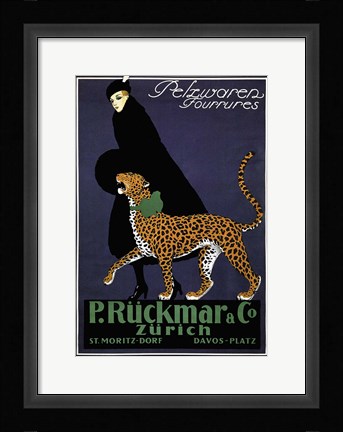 Framed P. Ruckmar &amp; Co. Print
