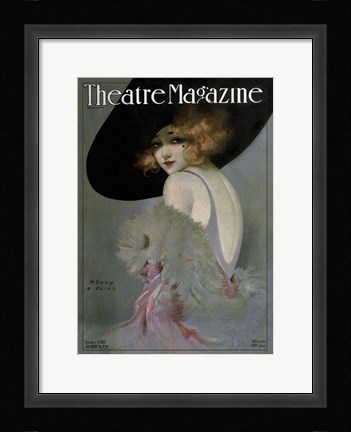 Framed Theatre Magazine October 1920 Print