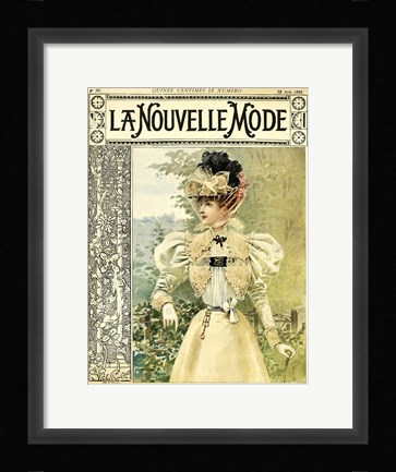 Framed La Nouvelle Mode Print