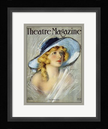 Framed Theatre Magazine June 1920 Print