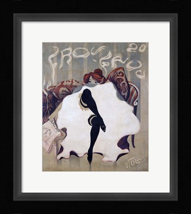 Framed Le Frou Frou Print