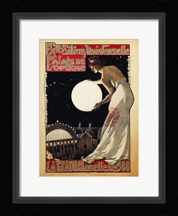 Framed Paris Expo L'Optique 19 Print