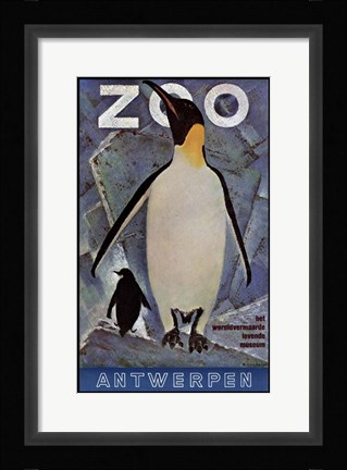 Framed Zoo Antwerpen Print