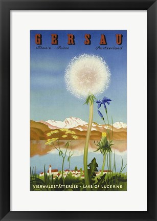 Framed Gersau Print