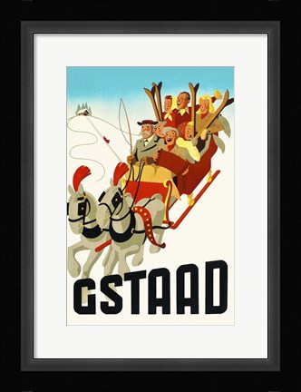 Framed Gstaad Print