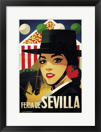 Framed Feria De Sevilla Print