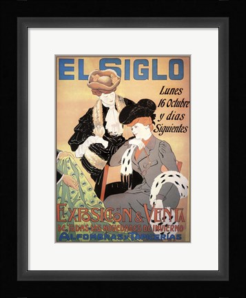 Framed El Siglo Print