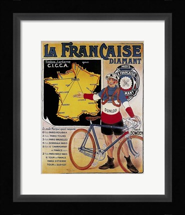 Framed La Francaise Diamant Print