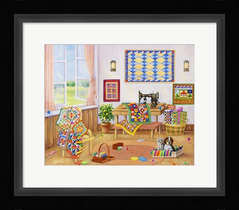 Framed We Didn't Do It Print