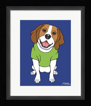Framed Beagle Print