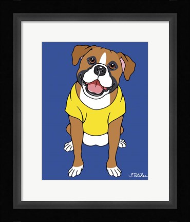 Framed Boxer Print
