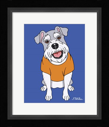 Framed Schnauzer Print