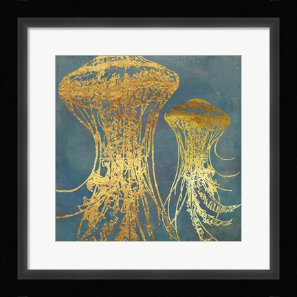 Framed Deep Sea Life IV Print