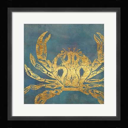 Framed Deep Sea Life VI Print