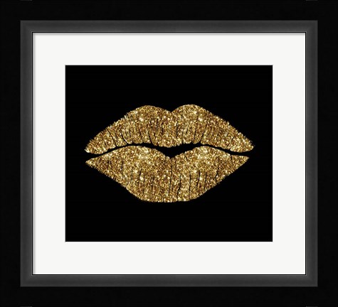 Framed 24 Karat Kiss Print