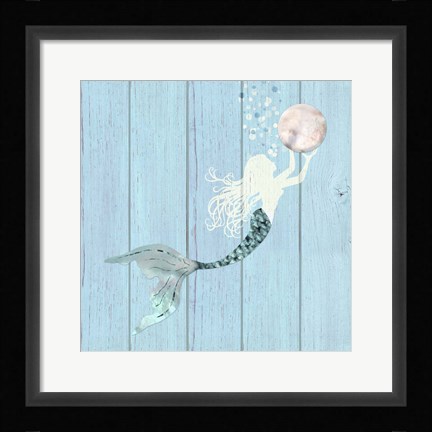 Framed Gathering Pearls II Print