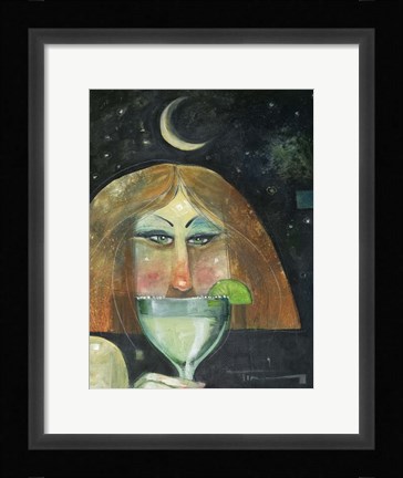 Framed Midnight Margarita Print