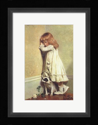 Framed In Disgrace, 1885 Print
