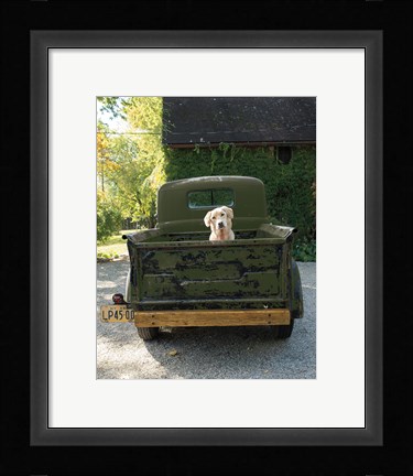 Framed Get Out of Dodge Hunter Green Print