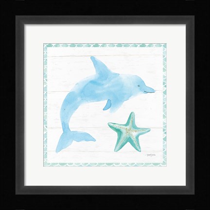 Framed Mermaid Friends VIII Print