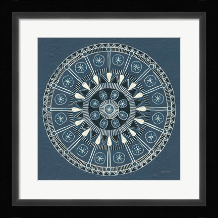 Framed Adire III v2 Cream Print