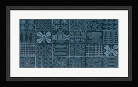 Framed Adire V Print