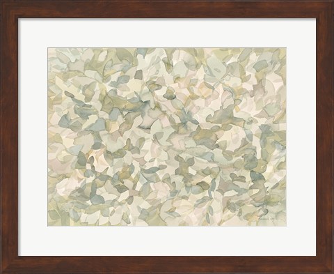 Framed Leafy Abstract Print