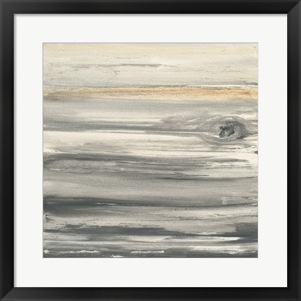 Framed Wood Panel III Print