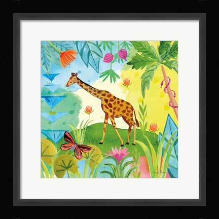 Framed Big Jungle IV Print