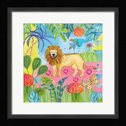 Framed Big Jungle II Print