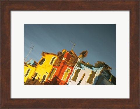 Framed Reflections of Burano XI Print