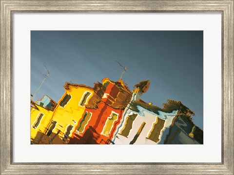 Framed Reflections of Burano XI Print