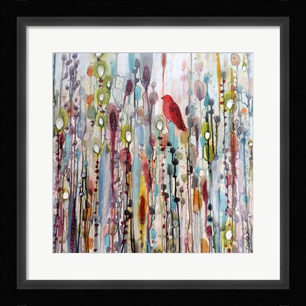 Framed La Vie Comme Un Passage Print