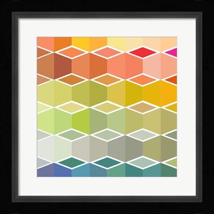 Framed Flanneur (Square) Print