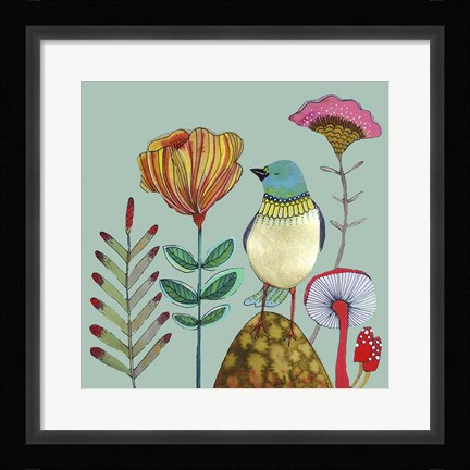 Framed My Heart Of Gold Print