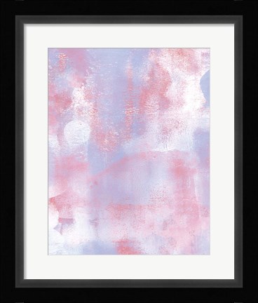 Framed Abstract 3 Cotton Candy Print
