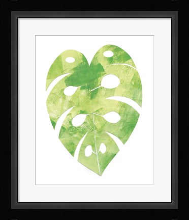 Framed Palm Leaf 2 Print