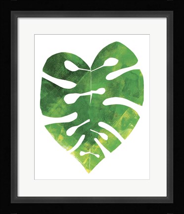 Framed Palm Leaf 3 Print