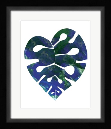 Framed Palm Leaf 4 Print