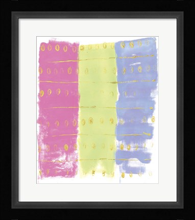 Framed Pastel Pattern Print