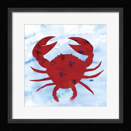 Framed Crab Print
