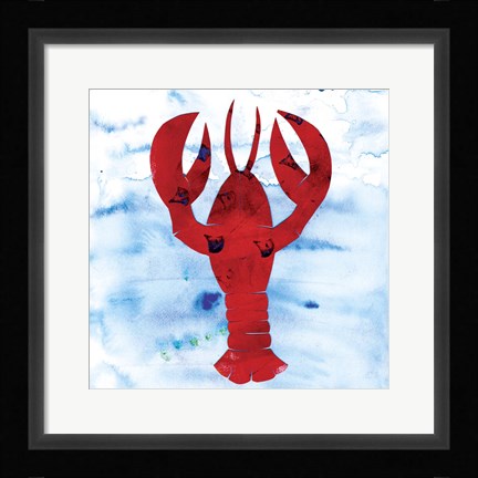 Framed Lobster Print