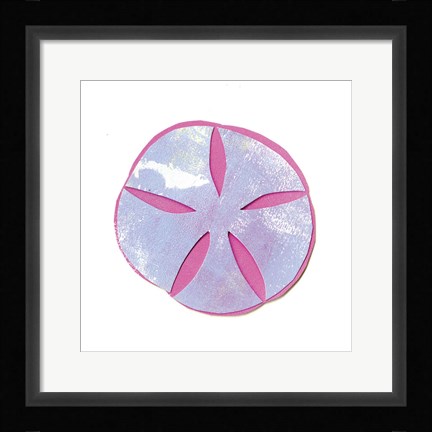 Framed Seashell 2 Print